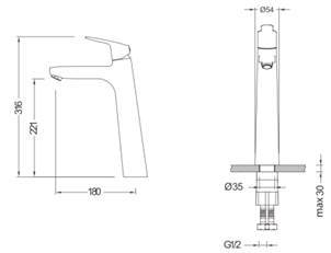 Bellini 8002 單把廚房龍頭(冷熱水)-廚房龍頭-Bellini-錦隆五金|觀塘五金舖