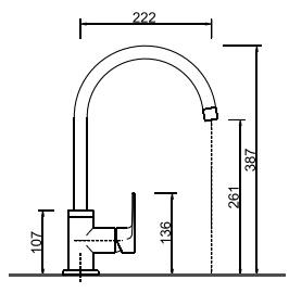 Bellini 8887 單把廚房龍頭(冷熱水)-廚房龍頭-Bellini-錦隆五金|觀塘五金舖