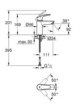 德國 GROHE Eurosmart 32467 浴室龍頭